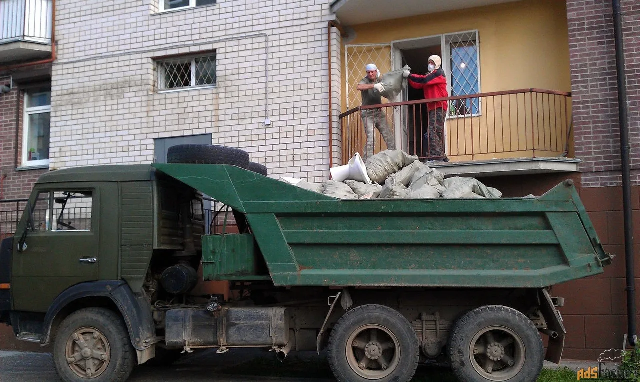 Вывоз мусора с грузчиками и погрузкой в Тихвине от 2513 руб. — ПроМусор, услуги под ключ