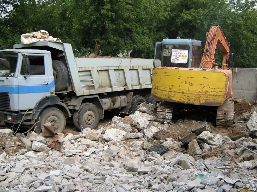 Вывоз бетонного боя и утилизация в Тихвине в октябре